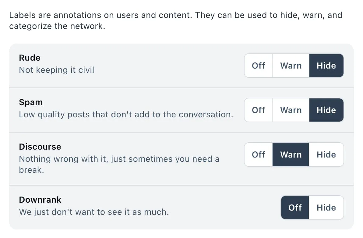 bluesky content moderation